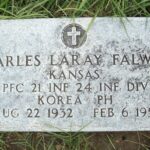 PFC Charles L Falwell Headstone