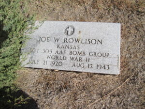 Joe Rowlison Headstone