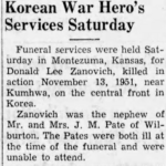 Donald L. Zanovich Obit