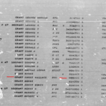 Harry W. Grant Casualty Roster