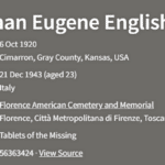 Norman E. English , Find A Grave Website Listing