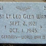 Lt. Leo Glen Ward Headstone