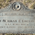 Lt Norman E. English Headstone
