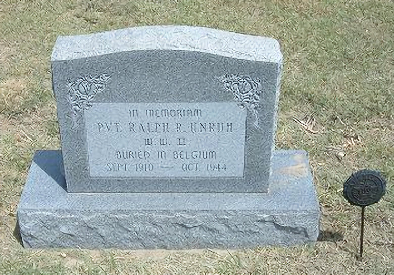 Ralph Unruh Headstone
