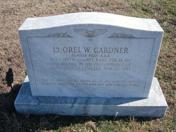 Lt. Oral W. Gardner Headstone