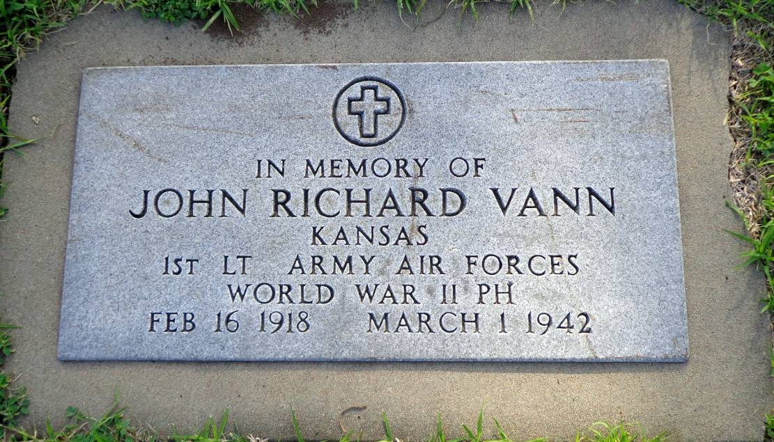 Vann Headstone In Dodge City Cemetery